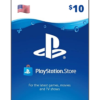 Cartão Playstation 10$ Playstation Network USA
