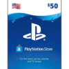 Cartão Playstation 50$ Playstation Network USA