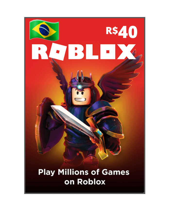 Roblox Gift Card R$ 25 Reais Para Conta Br