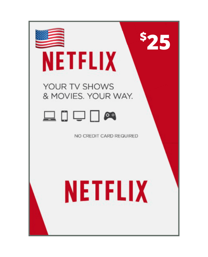 Cartão Netflix R$ 50 Reais Código Digital